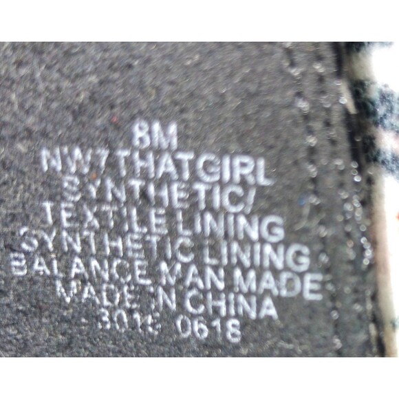 Nine West Black Patent Strappy Ankle High Heel Sandals w/Back Zipper. Size 8 - Picture 8 of 9